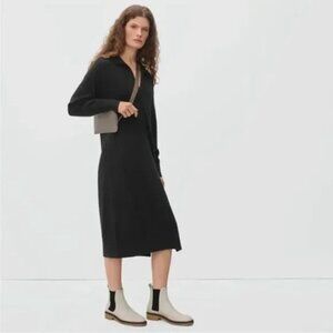 Everlane The 100% Cashmere Polo Dress Size M